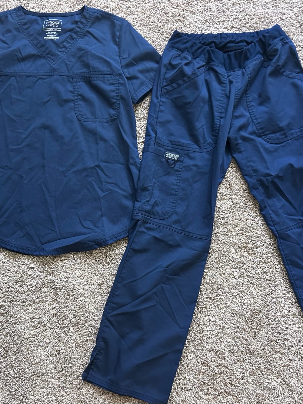 Navy Cherokee Scrub Set